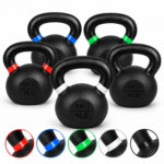 Pesa Rusa Kettlebell 4 Kg De Fierro Entrenamiento - Imagen 4