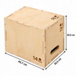 Cajón Pliométrico de Madera 16 Pulgadas para Entrenamiento - Imagen 2