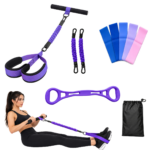Set de Yoga Pilates con Bandas Elásticas y Agarres