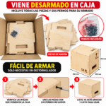 Cajón Pliométrico de Madera 16 Pulgadas para Entrenamiento - Imagen 3