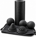 Kit de Masaje Muscular 5 en 1 Foam Roller y Accesorios