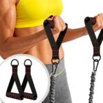 Par de Manillas para Polea Gimnasio con Mosquetones y Bolso - Imagen 2