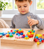 Juego Didáctico de Engranajes Montessori de Madera - Imagen 5
