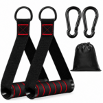 Par de Manillas para Polea Gimnasio con Mosquetones y Bolso