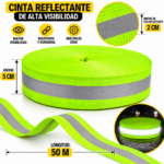 Cinta Reflectante Multiuso 5 cm x 50 m Alta Visibilidad - Imagen 3
