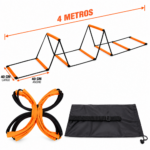 Escalera Valla de Agilidad Plegable 10 Peldaños Entrenamiento - Imagen 3