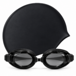 Set de Natación Gorro de Silicona y Lentes para Piscina
