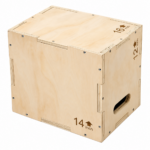 CAJÓN POLIOMÉTRICO DE MADERA 3 ALTURAS PARA ENTRENAMIENTO