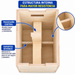 Cajón Pliométrico de Madera 24 Pulgadas para Entrenamiento - Imagen 7