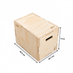 Cajón Pliométrico de Madera 24 Pulgadas para Entrenamiento - Imagen 2