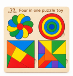 Pack 5 Juegos Didácticos de Madera Infantiles Educativos - Imagen 5