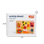 Tablero Montessori de Madera con Actividades Sensoriales - Imagen 7