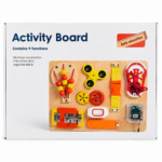 Tablero Montessori de Madera con Actividades Sensoriales - Imagen 8