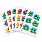 Juego Didáctico Cazador de Monstruos Infantil con Dados de Madera y Figuras - Imagen 4