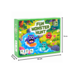 Juego Didáctico Cazador de Monstruos Infantil con Dados de Madera y Figuras - Imagen 5