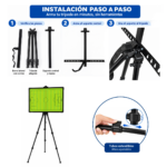Pizarra Táctica Fútbol Con Pedestal Tablero Entrenador - Imagen 6